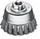Furçë kupë Milwaukee 4932501735, M14, 65x18mm, tel çeliku 0.5mm