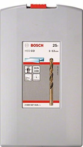 Set stërvilash metali Bosch Pro Box HSS Co, 25 copë
