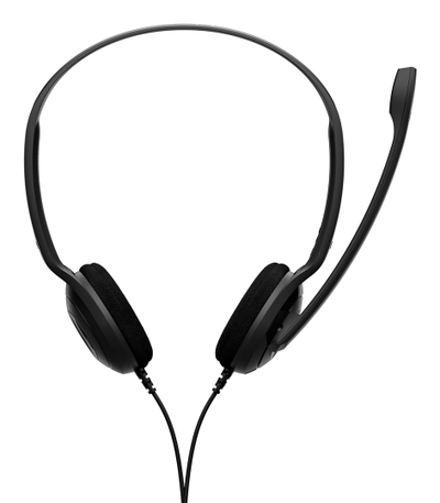Kufje PC EPOS PC5 Chat, stereo, mikrofon me anulim zhurme, të zeza