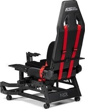 Ulëse simulimi Next Level Racing Flight Seat Pro NLR-S033, kompatibile me HOTAS dhe pedale, e zezë