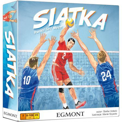 Друштвена игра Egmont Board Game Net, семејна, за љубители на одбојка, повеќебојна