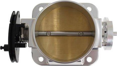 Kolektor marrës TurboWorks_D për Nissan RB25, me throttle body 90mm, me fuel rail, argjend