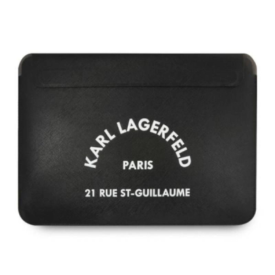Mbulesë laptopi Karl Lagerfeld Ern Color, material sintetik, përditçme, e zezë