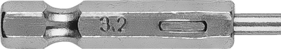 Set freza metali Hex, 3.2 mm, 2 copa