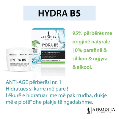 Krem kundër rrudhave Afrodita Hydra B5, 50ml