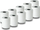 Letër termike Qoltec 57mm x 27m, set 10 copë, BPA free, e bardhë