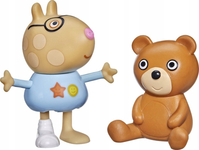 Set figura Peppa Pig Fun Friends, 2 mini figura, plastik, shumëngjyrëshe