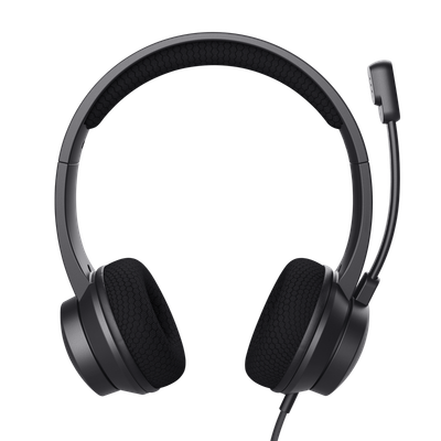Kufje me kabllo Trust Ayda 25089, over ear, 1.8m, të zeza
