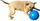 Top lodër për qen Boomer Ball S, 11 cm, blu