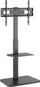 Qendër TV dyshemeje Equip 830353, 37"-75", çelik dhe dru, e zezë