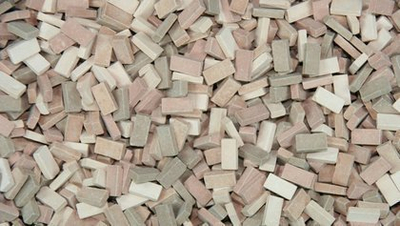 Tulla modeluese Juweela 24075 Bricks RF, set 4000 copë, shkallë 1:48 1:50, terrakote e përzjere