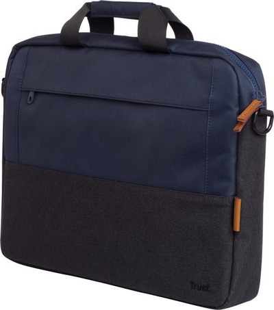 Çantë laptopi Trust Lisboa, 16", material PET i ricikluar, blu