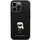 Kuti telefoni Karl Lagerfeld KLHCP14XSMHKNPK, për iPhone 14 Pro Max, silikon e zezë