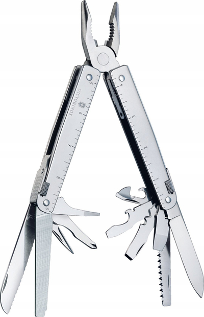 Multimjetës Victorinox Swisstool, 26 funksione, 115mm, i zi