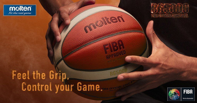 Top basketbolli Molten B6G5000, madhësia 6, lëkurë natyrale, ngjyrë kafe