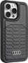 Mbulese telefon Audi Synthetic Leather Hard Case, MagSafe, për iPhone 15 Pro, e zezë