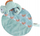 Lodër pelushi Chicco Soft Toy DouDou Kameleon, për bebe, pastel