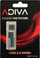 USB Adiva Pami 0278, 64GB, USB 2.0, argjendi