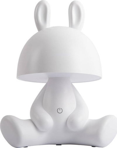Lampë tavoline Leitmotiv Bunny, LED, plastike, e bardhë