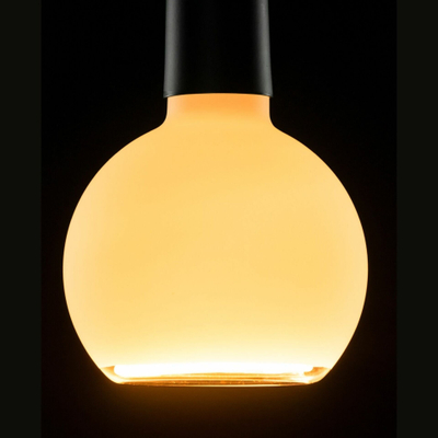 Llambë LED SEGULA G125 E27, 5W, matt Ambient Dim, e bardhë