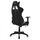 Karrige gaming SPEED me mbështetëse këmbësh, 68×71.5×134 cm (HM1063.01), zezë/ bardhë