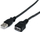 Kabllo StarTech USB-A-USB-A, 0.9m, e zezë