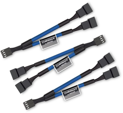 Сет кабли Noctua NA-SYC1.blue, 3 парчиња, 0.11m, сини