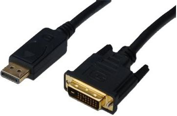 Kabllo Digitus DisplayPort në DVI-D, 3 m, e zezë