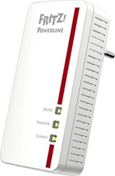 Adapter Powerline AVM FRITZ!Powerline 1260E, Wi Fi, Gigabit LAN, i bardhë