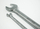Set çelësash me raglo Silver SK-008-01, 8 copë, 8-22mm, argjendtë