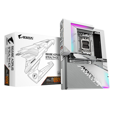 Motherboard GIGABYTE B650E AORUS STEALTH ICE, DDR5, PCIe 5.0 M.2, 2.5GbE
