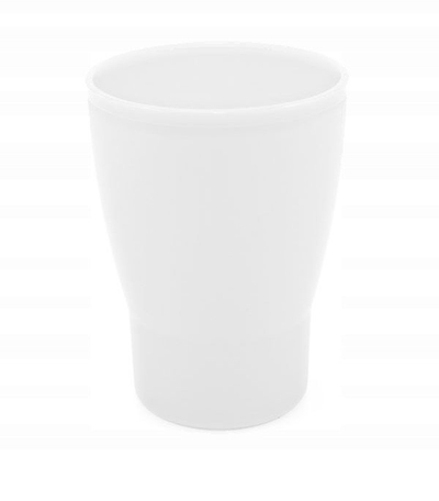 Tasë plastike GioStyle Trippy White 110708039, Ø7.8 cm, e bardhë