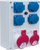 Kuti shpërndarëse Pawbol R-BOX 240, 1x32A 5P, 1x16A 5P 4x250V, IP44
