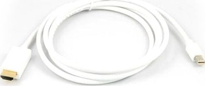 Kabllo LMP Mini DisplayPort në DisplayPort, 1.8m, 4K 60Hz, e bardhë