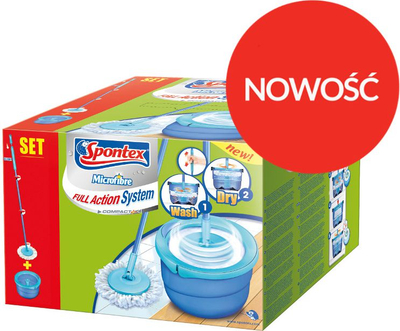 Full Action System Compact+ mop me rrotullim me kovë (97750192)