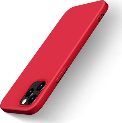 Mbrojtëse telefoni Apple iPhone 12 Pro Max, silikon, e kuqe