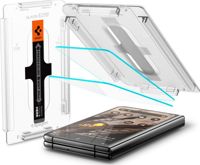 Xham mbrojtës Spigen Glas tR EZ Fit, 2 copë, për Google Pixel Fold, transparent