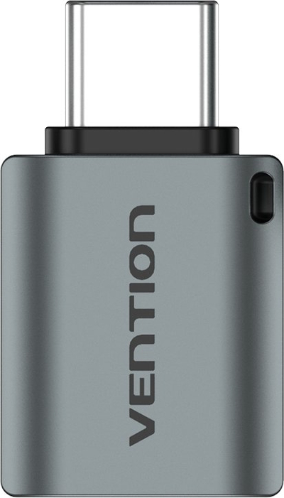 Adapter USB Vention, Type C mashkull në USB 3.0 femër, OTG, gri