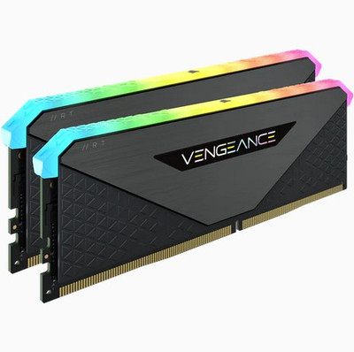 Меморија RAM CORSAIR Vengeance RGB RT 16GB, DDR4 3600MHz, 2x8GB, за десктоп