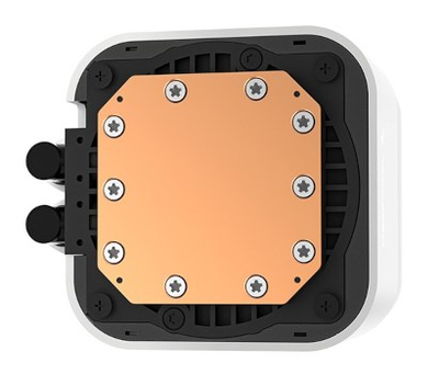 Ftohës uji për CPU Deepcool LQ240, 240mm, me LED, i bardhë