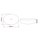 Lavabo mbi banak Washbasin 8271, formë eliptike, 600 x 410 x 150 mm, e bardhë