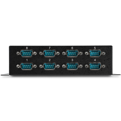 Qendër StarTech ICUSB2328I, USB n' 8 porta RS232, e zezë