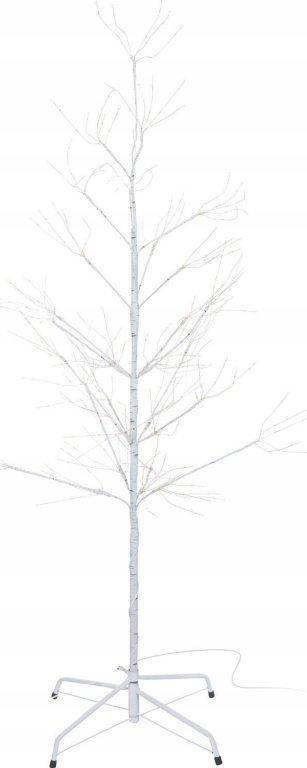 Pemë dekorative LED Birch, 1.5 m, 510 LED, e bardhë