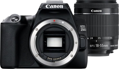 Aparat fotografik DSLR Canon EOS 250D, 24.1MP, 4K, i zi