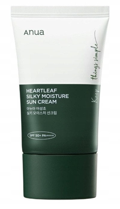 Krem dielli Debenhams Heartleaf Silky Moisture Sun Cream, SPF 50 PA++++, 50 ml