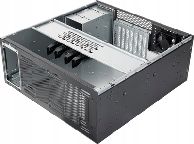 Kasë serverike SilverStone 4U, rackmount, e zezë