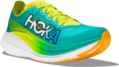 Патики HOKA Rocket X 2 Ceramic Evening Primrose, тркачки, зелено-жолти