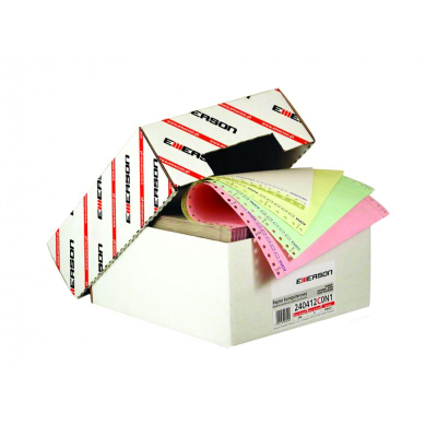 Letër vetëkopjuese Emerson Multipart Set Comp 240406C0N0, për printer matricor, me disa ngjyra