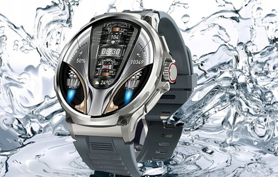 Smartwatch Colmi V69, ekran i zgjuar, matje aktiviteti, ngjyrë argjendtë