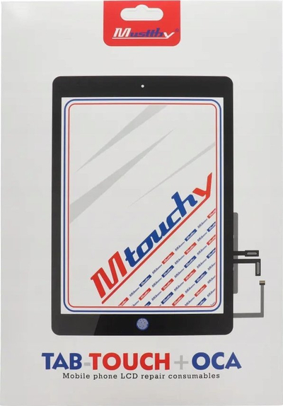Touchscreen MUSTTBY për iPad Mini 5, me OCA, i zi